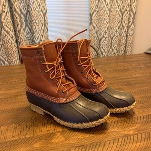 L.L. Bean Boots, 8” Shearling Lined